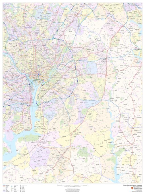 Prince George's County, Maryland by MapSherpa