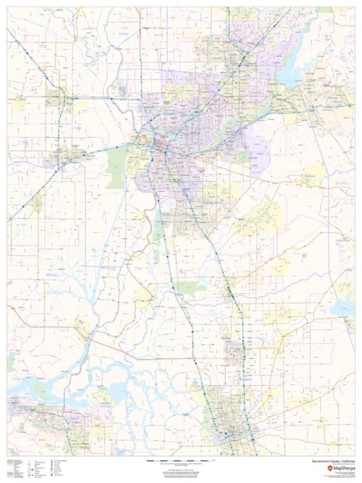 Sacramento County, California by MapSherpa