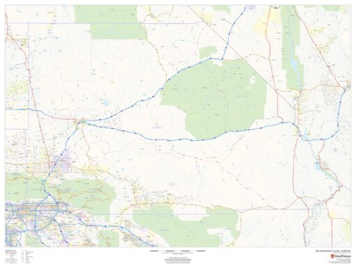 San Bernardino County, California by MapSherpa