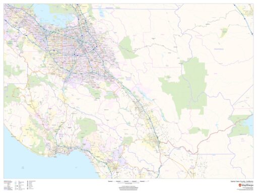Santa Clara County, California by MapSherpa