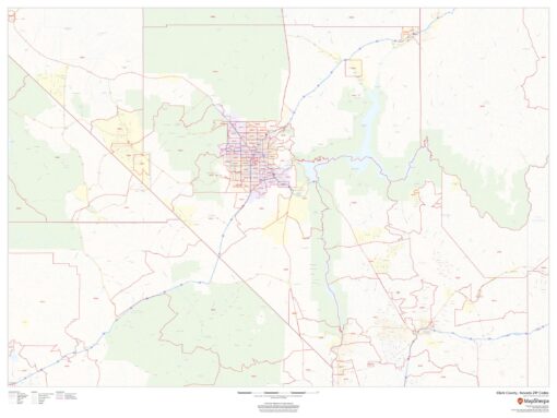 Clark County, Nevada ZIP Codes by MapSherpa