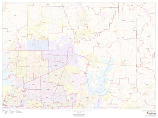 Collin County, Texas ZIP Codes by MapSherpa
