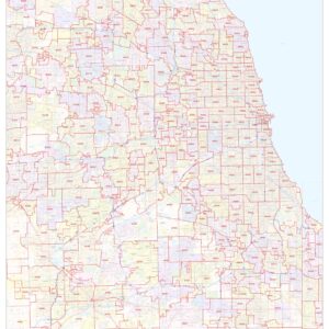Cook County, Illinois ZIP Codes by MapSherpa