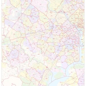 Fairfax County, Virginia ZIP Codes by MapSherpa