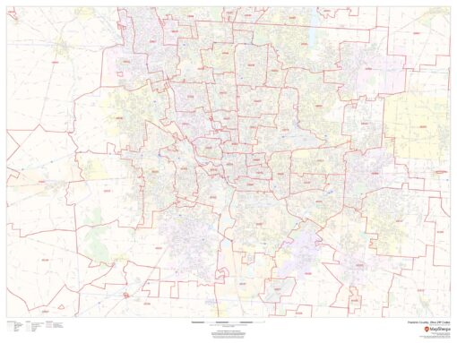 Franklin County, Ohio ZIP Codes by MapSherpa