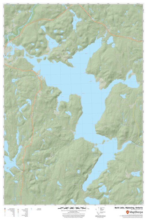 Bark Lake, Nipissing, Ontario by MapSherpa