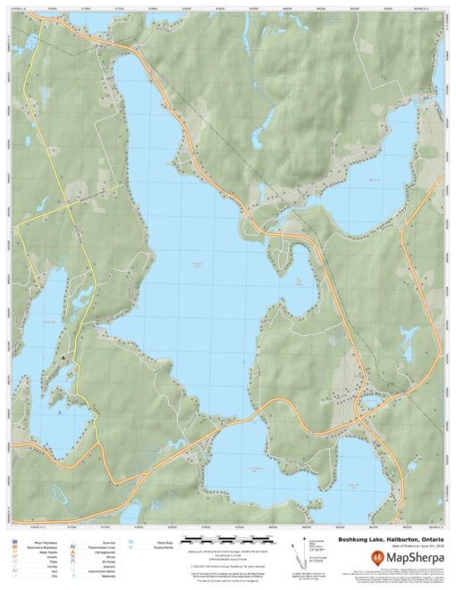 Boshkung Lake, Haliburton, Ontario by MapSherpa