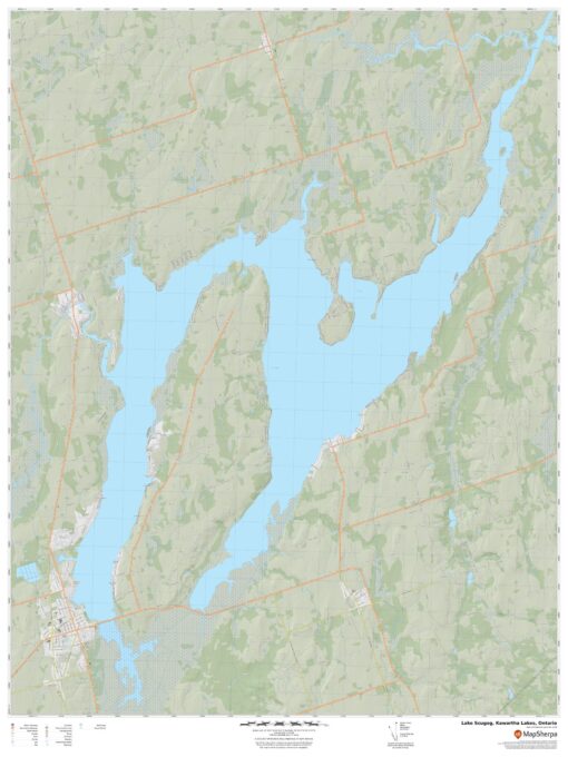 Lake Scugog, Kawartha Lakes, Ontario by MapSherpa