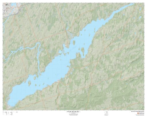Rice Lake, Peterborough, Ontario by MapSherpa