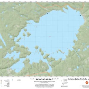 Skeleton Lake, Muskoka Lakes, Ontario by MapSherpa