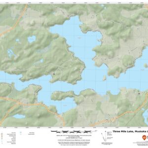 Three Mile Lake, Muskoka Lakes, Ontario by MapSherpa