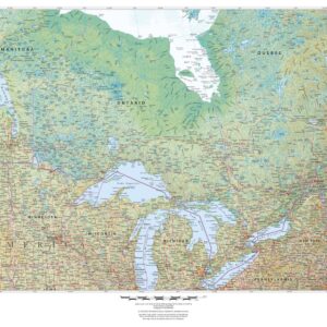 Ontario Wall Map by MapSherpa