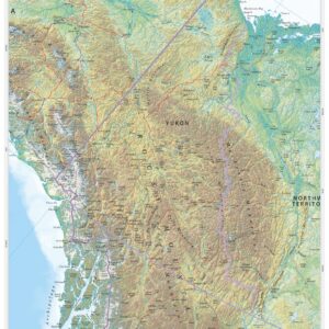 Yukon Wall Map by MapSherpa