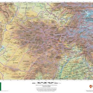 Afghanistan Wall Map by MapSherpa