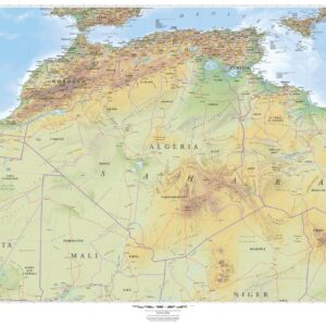 Algeria Wall Map by MapSherpa