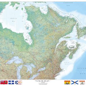 Eastern Canada Wall Map by MapSherpa