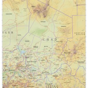 Chad Wall Map by MapSherpa