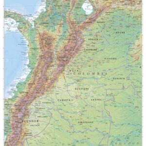 Colombia Wall Map by MapSherpa