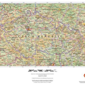 Czech Republic Wall Map by MapSherpa