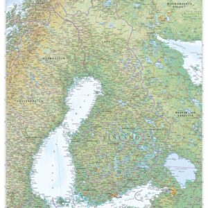 Finland Wall Map by MapSherpa