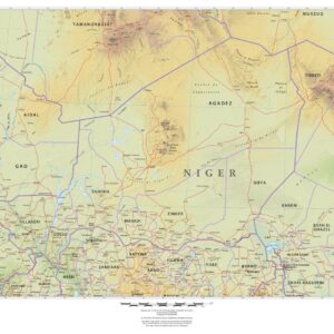 Niger Wall Map by MapSherpa