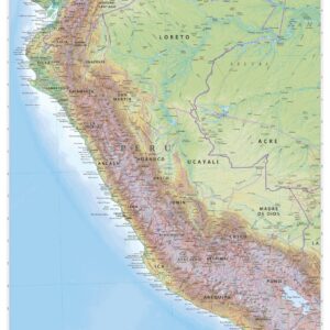 Peru Wall Map by MapSherpa