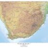South Africa Wall Map by MapSherpa