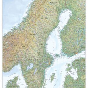 Sweden Wall Map by MapSherpa