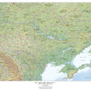 Ukraine Wall Map by MapSherpa