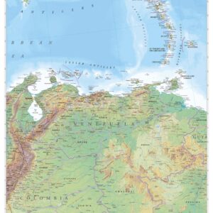 Venezuela Wall Map by MapSherpa