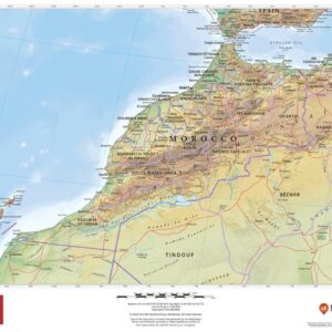 Morocco Wall Map by MapSherpa