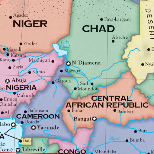 Africa Essential Wall Map by Kappa - Image 2