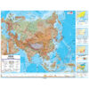 Asia Advanced Physical Wall Map by Kappa