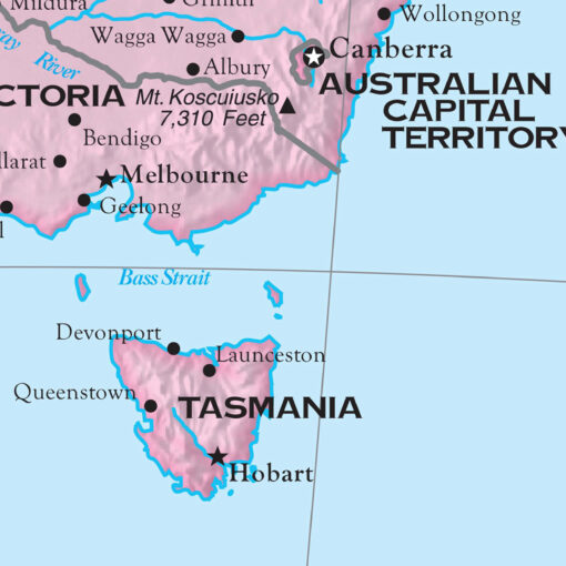 Australia Essential Wall Map by Kappa - Image 2