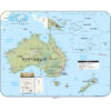 Australia Shaded Relief Wall Map by Kappa