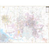 Huntsville, AL Wall Map by Kappa