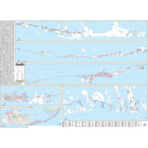 Florida Keys, FL Wall Map by Kappa