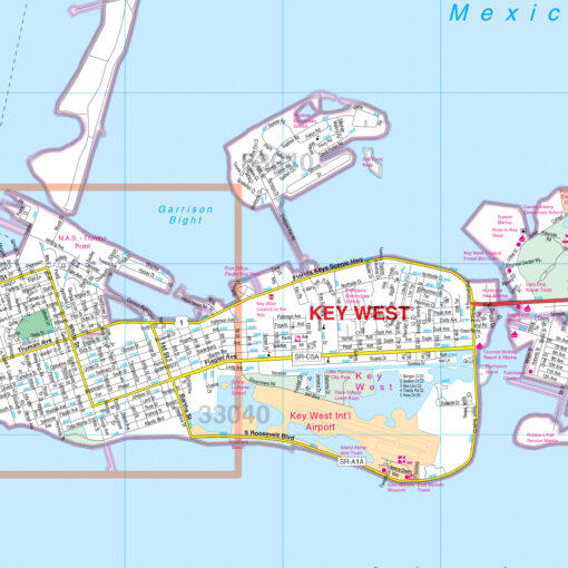Florida Keys, FL Wall Map by Kappa - Image 2