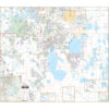 Kissimmee & Osceola County, FL Wall Map by Kappa