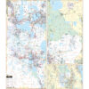 Lake County, FL Wall Map by Kappa