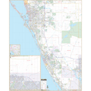 Sarasota County, FL Wall Map by Kappa