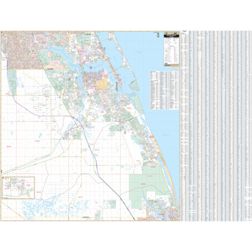 Stuart & Martin County, FL Wall Map by Kappa