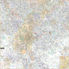 Atlanta, GA Metro Area Wall Map by Kappa