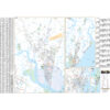 Brunswick, GA Wall Map by Kappa