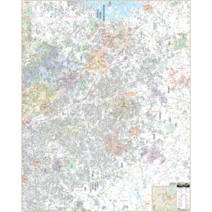 Gwinnett County, GA Wall Map by Kappa