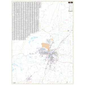 Rome & Floyd County, GA Wall Map by Kappa