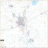 Valdosta & Lowndes County, GA Wall Map by Kappa