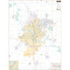 Cedar Rapids, IA Wall Map by Kappa
