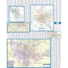 South Bend, Elkhart & Goshen, IN Wall Map by Kappa