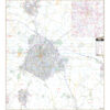 Lexington & Fayette County, KY Wall Map by Kappa